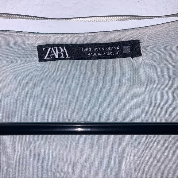 Zara Springtime Patchwork Floral Belted Dress - Picture 10 of 16